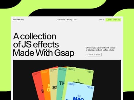 Website design example 4